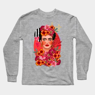 Frida Bouquet Long Sleeve T-Shirt